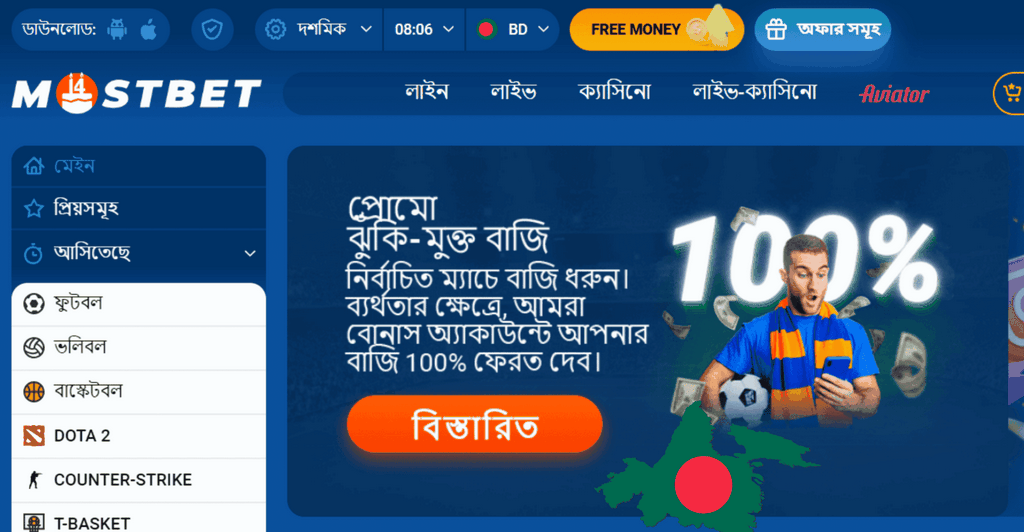 মোস্টবেট অনলাইন ক্যাসিনো সাইট গেমস